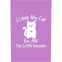 By Great Gift For Cat Lovers (Author) I Love My Cat For All The Little Reasons: Great Gift For Cat Lovers Lined Notebook / Journal Gift, 110 Pages, 6x9 Soft Cover, Matte Finish
