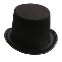 NOBONDO Funny Black Felt kids Top Hat - Dress Up Lincoln Hats for Magician or Ringmaster Costumes