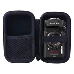 WERJIA Hard Carrying Case for Olympus Tough TG-7/TG-6/ TG-5/TG-4 Digital Camera Case (Storage case, Black)