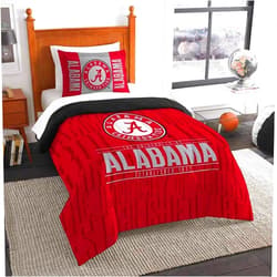 Northwest NCAA Alabama Crimson Tide Unisex-Adult Comforter and Sham Set, Twin, Modern Take