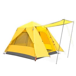 KAZOO Camping Tents 3 Person Waterproof Instant Tents 3 People Cabin Tent Easy Setup with Sun Shade Automatic Aluminum Pole