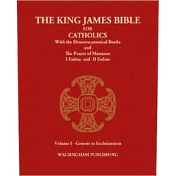 By Walsingham Publishing (Author), Rev David Ousley PhD (Preface) The King James Bible for Catholics with the Deuterocanonical Books: Volume I - Genesis to Ecclesiasticus