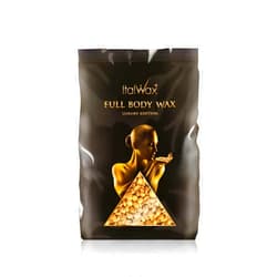 Italwax Luxury Full Body Wax - 1kg / 2.2lb - Hard wax beads for hair removal - Unscented - ideal for sensitive skins - Depilatory Cream, Film Wax - Full Body Wax Limited Edition