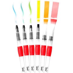 Mr. Pen- Watercolor Brush Pens, 6 Pack, Watercolor Brushes Set, Watercolor Pens for Adults, Water Brush Pen, Water Color Pens, Watercolor Brush Set, Refillable Brush Pen, Water Brushes for Watercolor