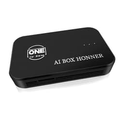 One Car Stereo OneCarStereo CarPlay Ai Box and Android Auto Wireless Adapter Dongle Support YouTube Netflix, Magic CarPlay Box Download Apps with WiFi, Multimedia Video Box Built-in GPS BT HDMI