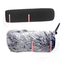 SUNMON Windscreen Muff and Foam for Rode VideoMic Go Mic Camera Microphone, DeadCat Go Indoor Outdoor Microphone Windshield (2 PACK)