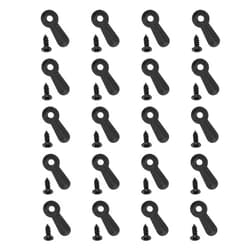 MroMax 100pcs Metal Frame Picture Turn Button Picture Frame Accessories Perfect for Hanging Pictures Black