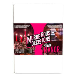 Murderous Decisions Murder at The Manor (2024) 6-14 Player Flexible Murder Mystery Dinner Party Game