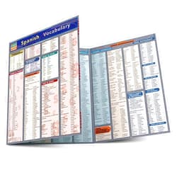 Liliane Arnet M.A. Spanish Vocabulary QuickStudy Laminated Reference Guide