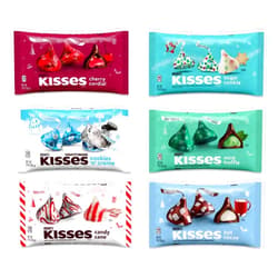 Snackivore Hershey Kisses Holiday Variety Pack of 6 Flavors