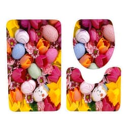 Generic Easter Outdoor Rug He Is Risen Spring Door Mats Outside Rug Inserts for Rubber Mats Sassafras Easter Easter Eggs Decor Sale Clearance
