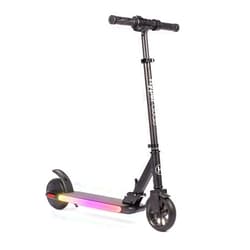 HYPER GOGO Electric Scooter for Kids, Colorful Rainbow Lights, LED Display, Adjustable Speed and Height, Foldable and Lightweight Electric Scooter for Kids Age 8+