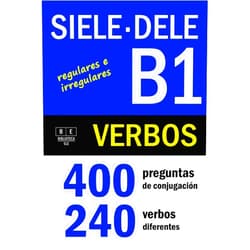 Spanish Edition by Vanesa Fuentes (Author), Alba Fuentes (Author) VERBOS PARA EL DELE B1 - SIELE B1: 400 preguntas de conjugación - 240 verbos diferentes. Verbos regulares e irregulares: ejercicios de conjugación de ... (Biblioteca ELE: repaso) (Spanish Edition)