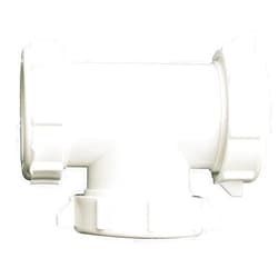 Plumb Pak PP55-6W 3-Way Drain Coupling Tee with Reducing Washer, No Size, White