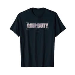 Call Of Duty Classic Game Logo Seen Through Visor T-Shirt