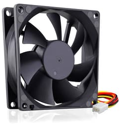 GDSTIME 80mm 8cm CPU Fan, 80mm x 25mm Brushless DC 12V 3PIN Brushless PC Computer Case Cooling Fan