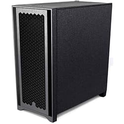 Skinit Decal Gaming Skin Compatible with Corsair 4000D Tempered Glass Mid-Tower ATX Case - Skinit Originally Designed Brushed Steel Texture Design