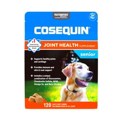 Cosequin Nutramax Senior Joint Health Supplement for Senior Dogs - with Glucosamine, Chondroitin, Omega-3 for Skin and Coat Health and Beta Glucans for Immune Support, 120 Soft Chews