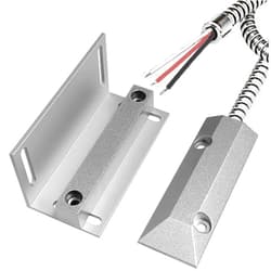 GAGALOR NO&NC 3 Wires Magnetic Garage Door Contacts Heavy Duty Alarm Switch Sensor for Roller Shutter with Adjustable Bracket