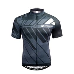 sponeed Men's Cycling Jerseys Tops Biking Shirts Short Sleeve Bike Clothing Full Zipper Bicycle Jacket with Pockets