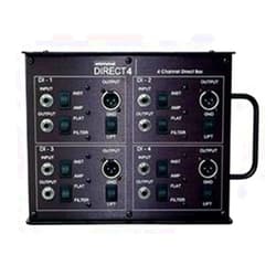 Whirlwind DIRECT4 4-channel Passive Instrument Direct Box