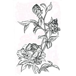 Sizzix 3-D Texture Fades Embossing Folder-Mini Roses by Tim Holtz, 665632, One Size, Multicolor