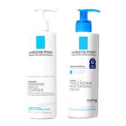 La Roche-Posay Lipikar AP+ Triple Repair Moisturizing Cream | Face & Body Lotion For Dry Skin | Shea Butter & Niacinamide Moisturizer | Gentle Face & Body Cream For Dry, Rough & Sensitive Skin