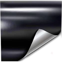 VViViD+ Satin Black Premium Adhesive Vinyl Wrap Film (1ft x 5ft)