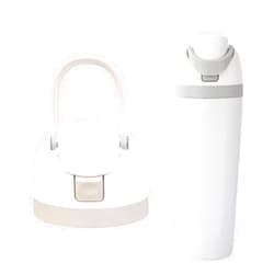 Noiimiy Replacement Cap for Owala Freesip, Replacement Lid Compatible with Owala Cup sizes 16oz 24oz 32oz 40oz this BPA-free One-Touch Water Bottle Top Cap ensures a leak-proof seal (White)