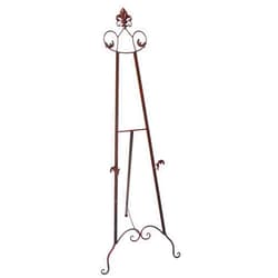 Designstyles Decorative Metal Easel Stand – Adjustable Floor Display for Art Pieces, Signs, Mirrors and Chalk/Dry Erase Boards - 59