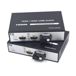 Primeda-telecom HDMI Extenders - HDMI Video/Audio Over Fiber Optic up 20Km,Transmitter and Receiver (Without KVM,with Loop Out)