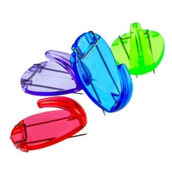 Officemate Cubicle Hooks, Assorted Translucent Colors, Pack of 5 (30181)