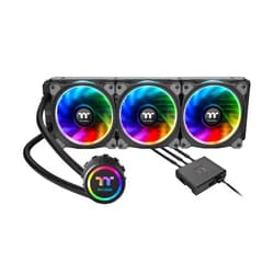 Thermaltake Floe 360mm, 16.8 Million Color Software Enabled (TT RGB Plus/Alexa/Razer Chroma), AMD (AM5/AM4)/Intel (LGA 2066/1200), AIO CPU Liquid Cooler CL-W158-PL12SW-A Black