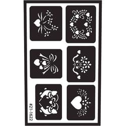 Armour Etch Over N Over Stencil, Assorted