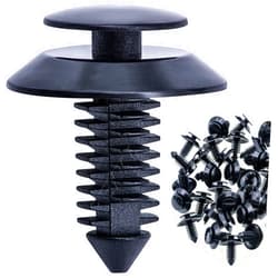 Rexka 40pcs Door Trim Panel Retainers Clips Fastener for Ford N801925-S Lincoln Mercury Bronco F150 Mustang F-250 F-350