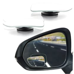 LivTee Blind Spot Car Mirror, HD Glass Frameless Convex Side Mirror Blindspot, Wide Angle Rear View Mirrors for SUVs, Trucks and RVs - Car Accessories
