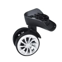 Sonew Swivel Wheel, 2pcs DIY Plastic 360 Degree Replacement Luggage Suitcase Wheels with Screw for Common Luggage Box