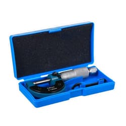 JUMPLAWN 1Pc Precision Metric Outside Micrometer Range Thickness Measuring Tool for Machinists and Jewelers Easy to Read Graduation Professional Caliper Gauge