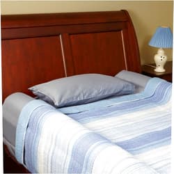 hiccapop [2-Pack] Foam Bed Bumpers for Toddlers, Toddler Bed Rails w/ Water-resistant Cover, Bed Guard Rail for Toddlers for Twin, Queen, King Beds