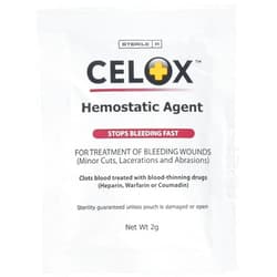 CELOX Granular Hemostat Blood-Clotting Crystals, 10 Count