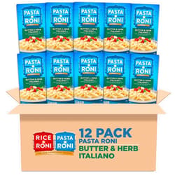 Pasta Roni Butter & Herb Italiano Rigatoni Mix, 5.5 oz, (Pack of 12 Boxes)