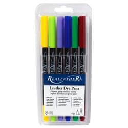 Realeather Leather Dye Pens, Landscape, 6-Pack