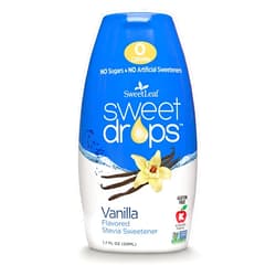 SweetLeaf Sweet Drops - Flavored Stevia Liquid Sweetener, Stevia Extract, Zero Calories, Gluten Free, Keto Friendly, Non GMO, Natural Flavor, Sugar Alternative - Vanilla, 1.7 Fl Oz (Pack of 1)