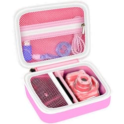 Againmore Kids Camera Case Compatible with TOZDTO/for Agoigo/for ESOXOFFORE/for Seckton/for Goopow/for Dylanto/for Anchioo Digital Camera. Portable Instant Print Cameras Storage-Pink