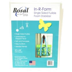Bosal R Form Sew in Fusible Stab Wht Foam Stabilizer Fuse 58x18 White (BSL495S-18)