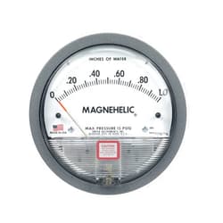 Dwyer® Magnehelic® Differential Pressure Gage, 2000-00N, 0.05-0-0.20