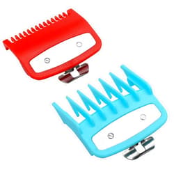 TAKGAARE 2 Pieces Professional Hair Clipper Cutting Guard Guide Combs with Metal Clip 1/16