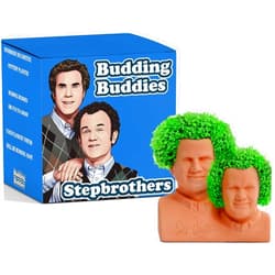 Warm Welcome Stepbrother Funny Pet Planter - Budding Buddies Terra Cotta Decorative Planter Pot - Gift for Kids & Adults - Easy-to-Grow DIY Plant Kit - Perfect for Birthday, Christmas, or Home Décor