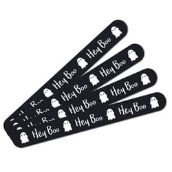 GRAPHICS & MORE Hey Boo Cute Kawaii Ghost Double-Sided Nail File Emery Board Set 4 Pack