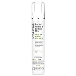 GIOVANNI Hydrating Facial Prime & Setting Mist - Setting Spray, Green Tea + Fresh Rose Water Face Mist, Hydrating Facial Spray for a Beautiful Complexion - Green Tea & Rose Water Facial Mist, 5 Fl Oz